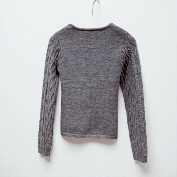 NWT ASTR Argyle Knit Wool Blend Cardigan Sweater - Picture 4 of 10